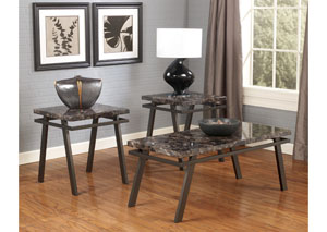 Paintsville Occasional Table Set (Cocktail & 2 Ends),Ashley