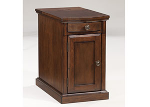 Medium Brown Power Chairside End Table,Ashley