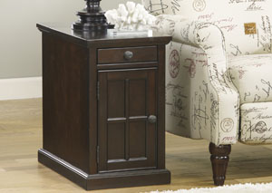 Dark Brown Power Chairside End Table,Ashley