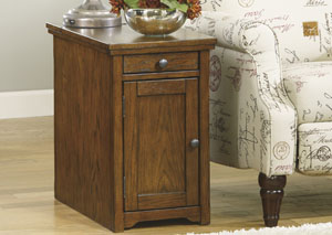 Brown Power Chairside End Table,Ashley
