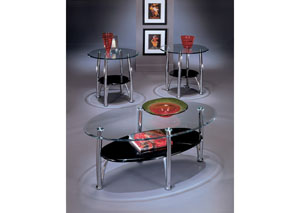 Dempsey Occasional Table Set (Cocktail & 2 Ends),Ashley