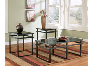 Laney Occasional Table Set (Cocktail & 2 Ends),Ashley