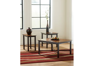 Fletcher Occasional Table Set (Cocktail & 2 Ends),Ashley