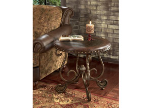 Rafferty Round End Table,Ashley