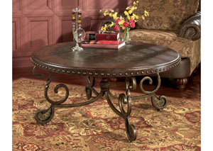 Rafferty Round Cocktail Table,Ashley