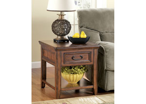 Woodboro Rectangular End Table,Ashley