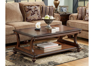 Shelton Rectangular Cocktail Table,Ashley