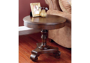 Brookfield Round End Table,Ashley