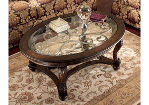 Norcastle Oval Cocktail Table,Ashley