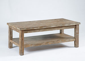 Rustic Rectangular Cocktail Table,Ashley