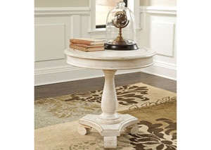 Cottage Accents Round Accent Table,Ashley