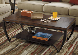 Brashawn Rectangular Cocktail Table,Ashley