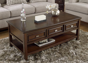 Larimer Rectangular Cocktail Table,Ashley