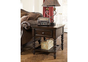 Key Town Rectangular End Table,Ashley