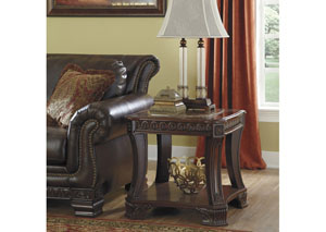 Ledelle Square End Table,Ashley