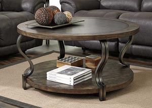 Volanta Round Cocktail Table,Ashley