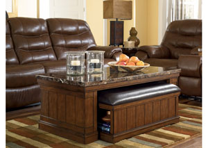Merihill Cocktail Table w/ Ottoman,Ashley