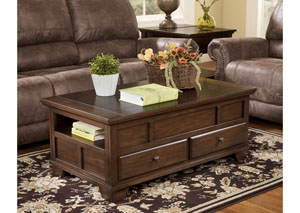 Gately Lift Top Cocktail Table,Ashley