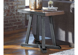 Zenfield Medium Brown Chair Side End Table,Ashley