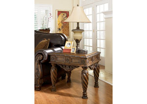 North Shore Square End Table,Ashley