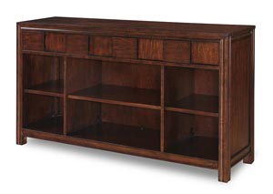 Landon Sable Cherry Console Bookcase,Wynwood