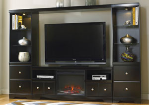 Shay Entertainment Center w/ LED Fireplace,Ashley