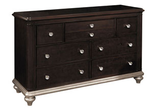 Glamour Drawer Dresser,Samuel Lawrence